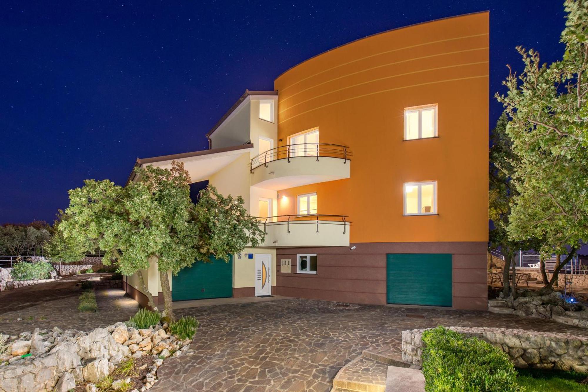 Luxury Villa Ostro With Pool & Krk Bridge View كلارجيفيكا المظهر الخارجي الصورة