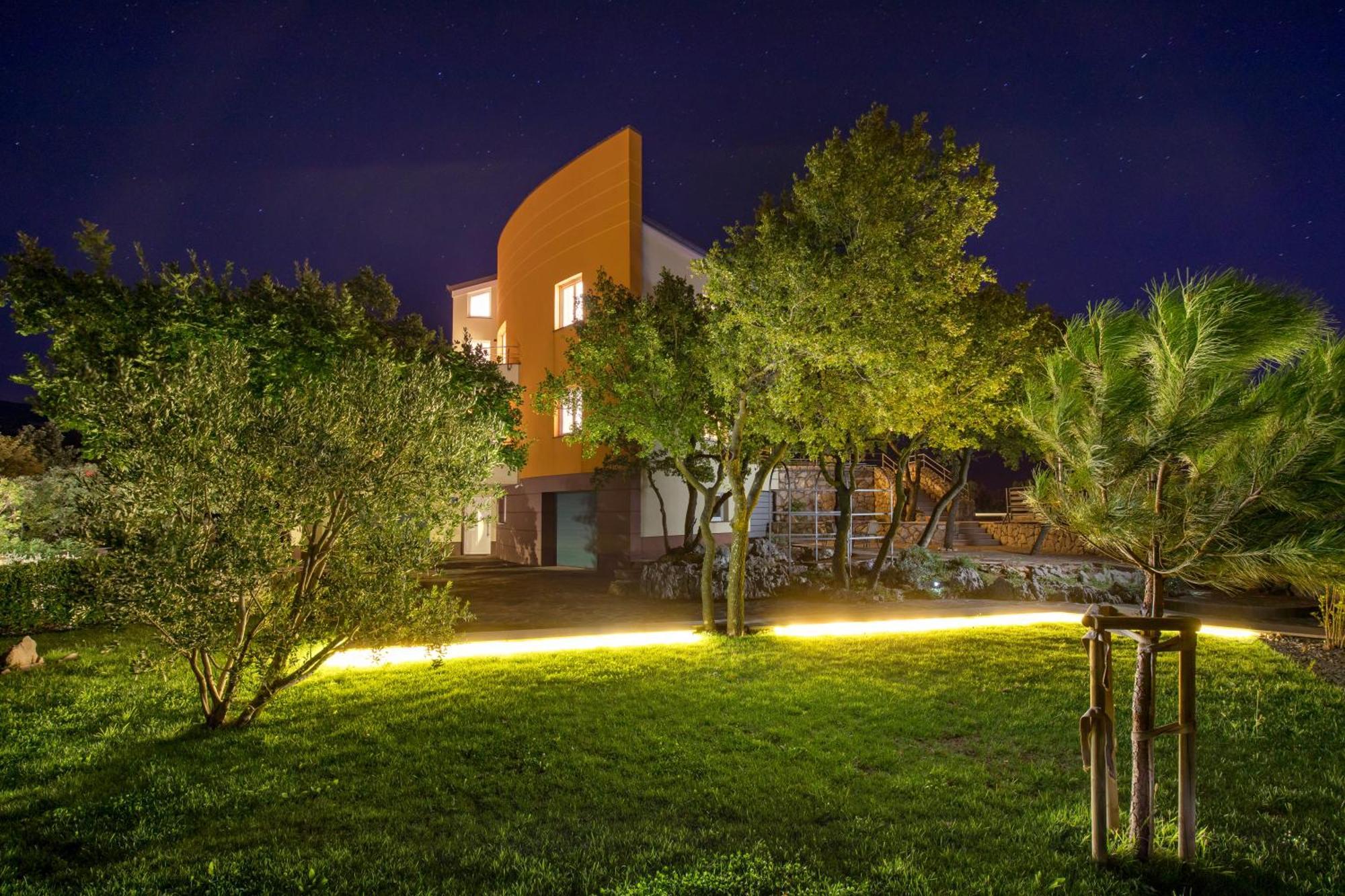 Luxury Villa Ostro With Pool & Krk Bridge View كلارجيفيكا المظهر الخارجي الصورة