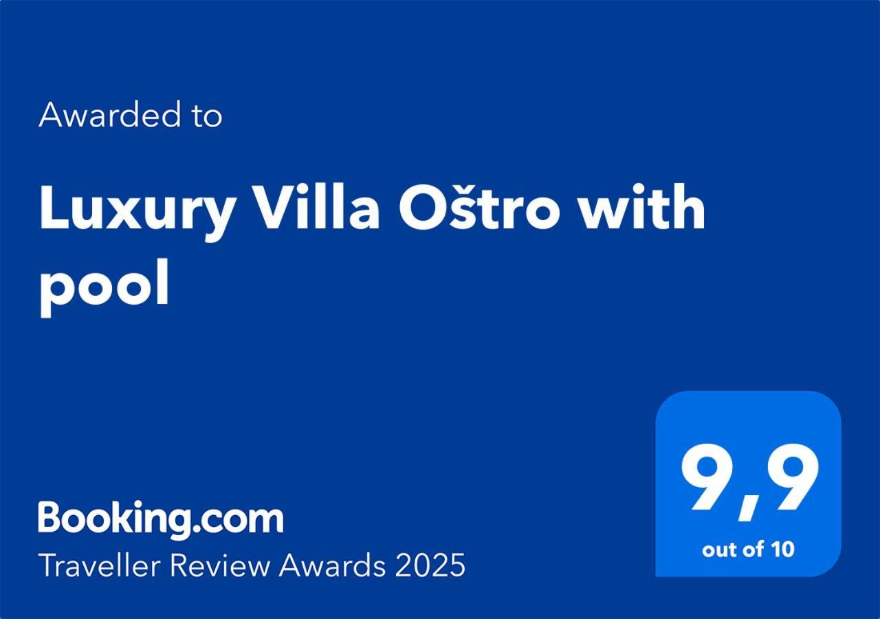Luxury Villa Ostro With Pool & Krk Bridge View كلارجيفيكا المظهر الخارجي الصورة